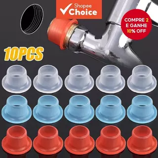 Junta De Vedação De Torneira À Prova D'água-10 Unidades De Anéis De Silicone Antienvelhecimento De Vazamentos em Oferta na Shopee