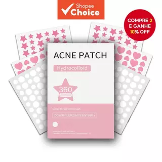 360 Remendos Da Acne Dos Pces Para O Rosto , Hidrocolóides Espinha Cobrir Espinhas E Manchas , Remendo Pontos em Oferta na Shopee