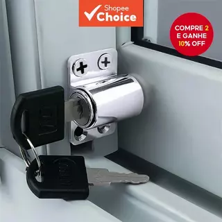 Pátio Deslizante de Porta com Push para Proteção de Crianças e Antiroubo, Conjunto de Catches em Oferta na Shopee