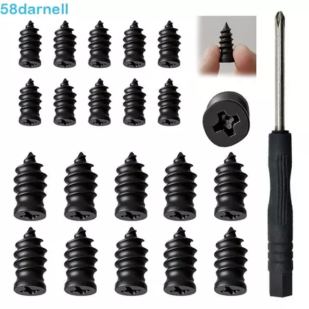 DARNELL 10/20 Unidades De Parafuso Auto-Roscante , Ferramenta De Autoatendimento Para Reparo De Pneus De Carro , Portáti