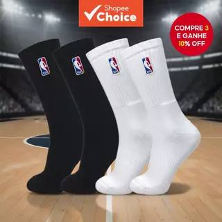 Meias Esportivas de Comprimento Médio para Basquete Masculino