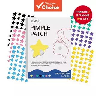 Patch de espinha estrela, seis cores de estrelas, adesivos corretivos, adesivos de maquiagem, adequados para bege em Oferta na Shopee