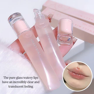 Jelly Lip Gloss Espelho De Longa Duração Água Glaze Colorido Hidratante Batom Cristal Brilhante Tint Coreano Lábios Cuid em Oferta na Shopee
