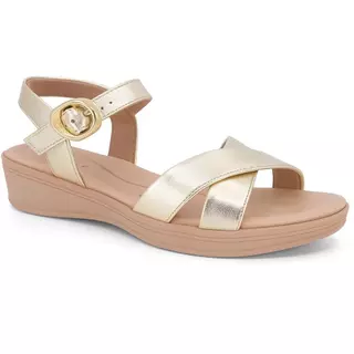 SANDALIA USAFLEX EM COURO REF UD04002 FEMININO em Oferta na Shopee