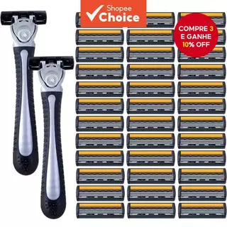 Corta-pelos Manual Amarelo Para Homens, Ideal Para Barbear Suave E Seguro Em 10 Ocasiões diferentes em Oferta na Shopee