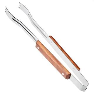 Pegador Para Churrasco Leme 38Cm Corneta