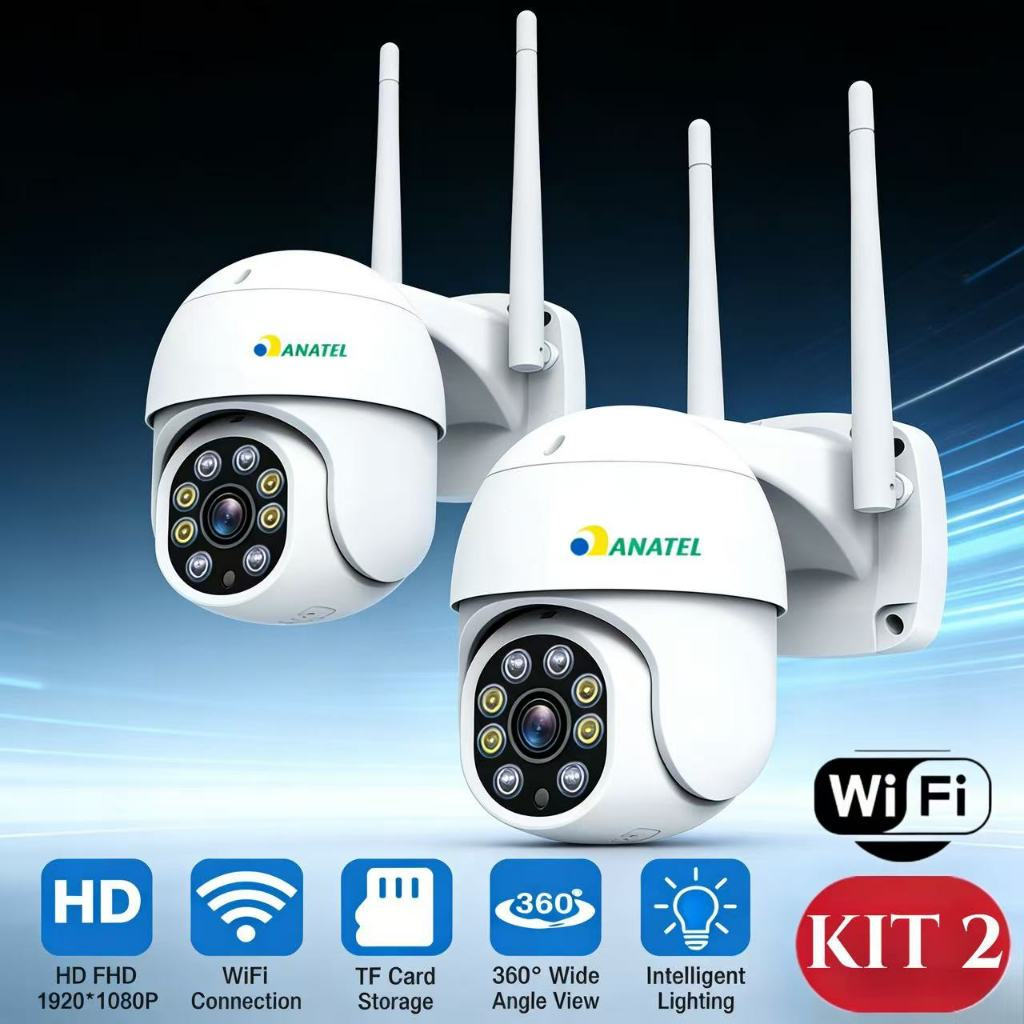 Câmera De Segurança Infravermelha À Prova D'água Com 360 ° Luz LED Externa Sem Fio, Aplicativo Wi-Fi 2.4G V720
