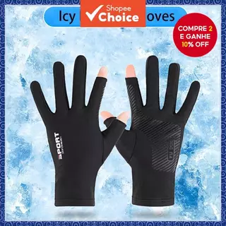 Proteção Solar Respirável Flexível Unissex Luvas De Motocicleta Para Ciclismo Pesca Condução Atividades Ao Ar Livre em Oferta na Shopee
