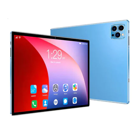 Tablet A06 Plus Android 256GB Armazenamento 8GB RAM Wi-Fi Cor Azul Com Teclado e Capa