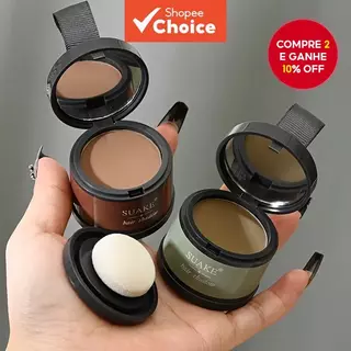 Pó de Sombra para Cabelo - Concelador Unissex com Cobertura Natural em Oferta na Shopee