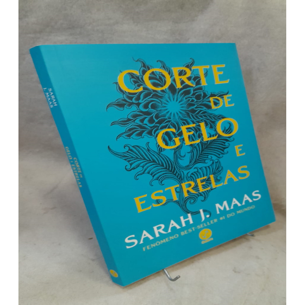 CORTE DE GELO E ESTRELAS (capa azul) autor SARAH J. MAAS | Shopee Brasil