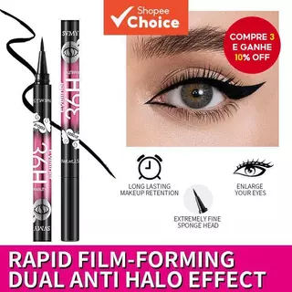 Novo Delineador Líquido Cool Black-Maquiagem À Prova D'água E De Manchas em Oferta na Shopee