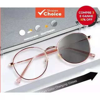 Óculos Fotocromáticos De Luz Azul Para Homens E Mulheres Lentes De Transição Anti-Radiação Substituíveis em Oferta na Shopee