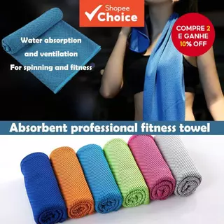 Toalha Absorvente Rápida , Resfriamento Instantâneo , Gelo , Microfibra , Suor , Esportes/Fitness/Academia/Ioga em Oferta na Shopee