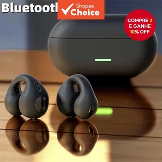 T75 Fones De Ouvido Com Clipe De Orelha Bluetooth 3D Surround Estéreo Baixo Esportes Jogos Fone Microfone em Oferta na Shopee