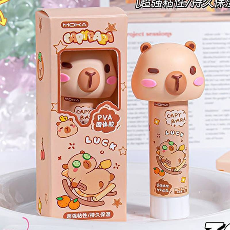 1 Peça Kawaii Capivara Desenho Animado Super Forte Bastão de Cola ...