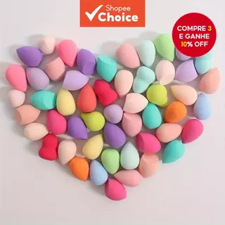 Beauty Blender Mini Esponjas De Maquiagem 36 Peças , Liquidificador De Beleza Descartável Para Base Líquida E Corretivo em Oferta na Shopee