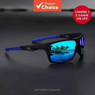 Óculos De Sol Esportivos Polarizados Envolventes Lentes Revestidas Multicoloridas Proteção UV Para Dirigir Pesca em Oferta na Shopee