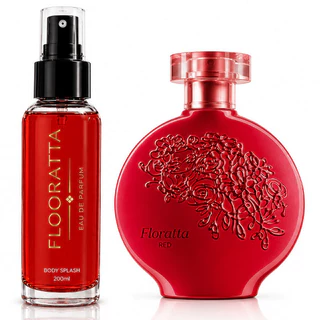 Body Splash Red Rose 200ml Deo Colônia Feminina Premium com Aroma Floral Marcante e Longa Duração