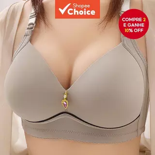 Sutiã Confortável Sem Fio – Elevador Ajustável E Respirável Para Mulheres De Figuras Completas em Oferta na Shopee