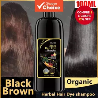 EELHOE Hair Shampoo , Hidrata E Melhora A Cor Do Cabelo Para Naturalmente Mais Escuro em Oferta na Shopee