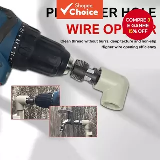 Kit De Enfiador De Tubo De PVC Durável-Ferramenta De Encanamento Eficiente Para Abertura Interna De Rosca em Oferta na Shopee