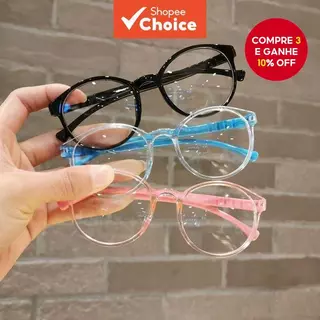 Óculos Infantis Moda Armações Redondas Substituíveis Leves Para Meninos E Meninas em Oferta na Shopee