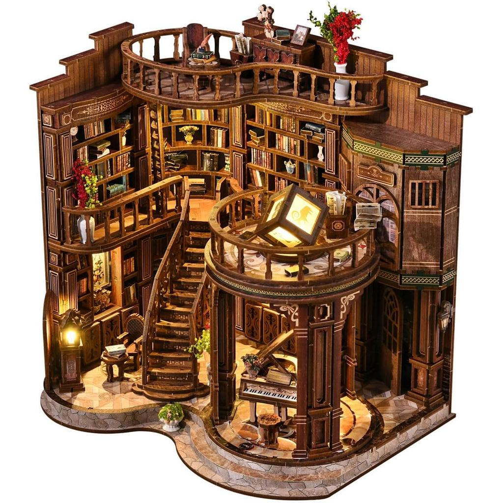Kit Lampe Lune à Peindre – Veilleuse 3D En Bois, Peinture Créative 15 Cm, Cadeau Enfant 5-12 Ans