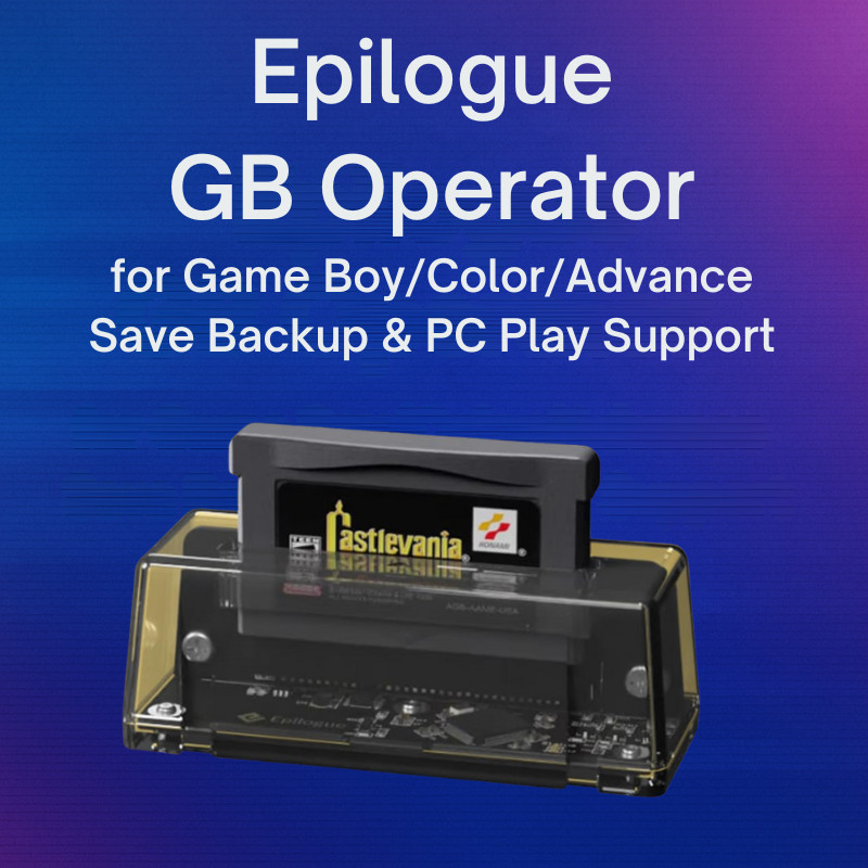 Epilogue GB Operator for Game Boy/Color/Advance, Save Backup & PC