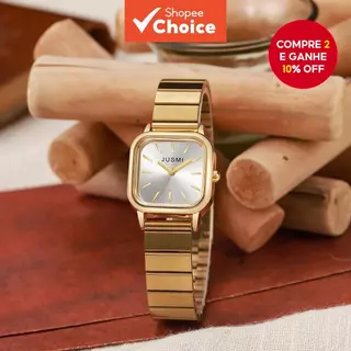 Relógio Feminino Lindamente Simples Nova Moda Pulseira De Aço Fino Para Frente em Oferta na Shopee