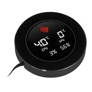 Tela Secundária Pichau Aqua Core, Display LCD p/ Water Cooler USB 9PIN Preto - PCH-TSAC-BK01 em Oferta na Shopee