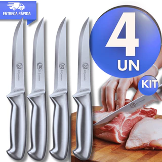 4/3/2/1 Faca Inox Para Desossar Profissional 6 Polegadas Lâmina Corte Precisão Açougue Carnes Peixe Utensílios