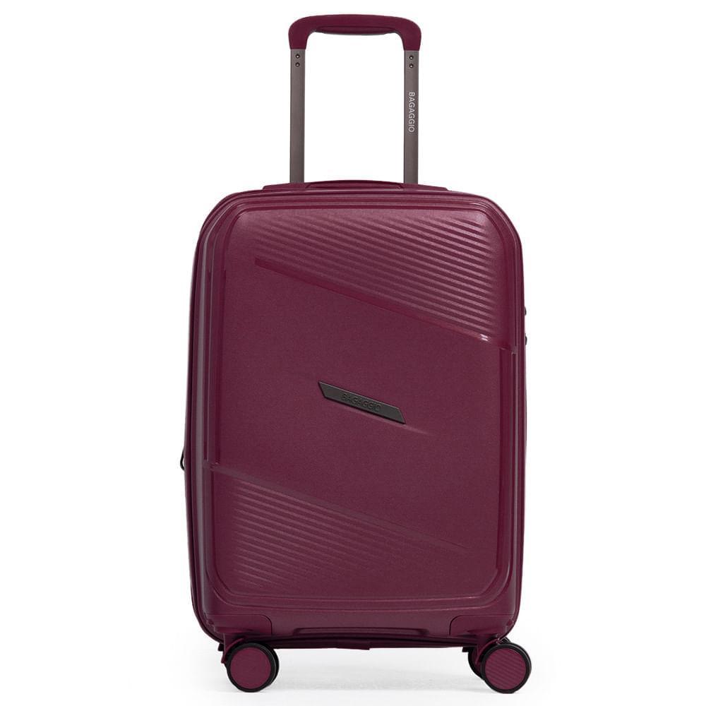 Mala de Bordo 10 Kg Polipropileno 4 Rodas Seul Vinho | Shopee Brasil
