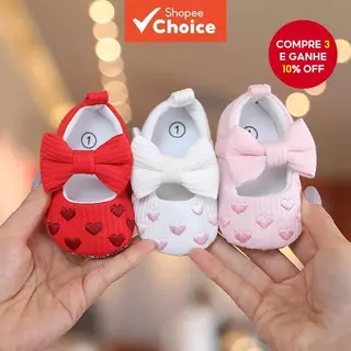Adoráveis Sapatos De Bebê Com Laço Macio Para Meninas – Calçados Antiderrapantes Atividades Ao Ar Livre De 0 A 18 Meses em Oferta na Shopee