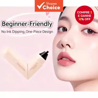 Carimbo De Delineador Alado Hoscorn-Ferramenta De Olho De Gato Com Um Clique À Prova D'água E De Manchas , Adequada Para em Oferta na Shopee