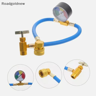 RGN Carro 15.7 " R134A A/C Mangueira De Carregamento Gás Refrigerante Com Medidores Pressão Ar Condicionado Do Refrigera