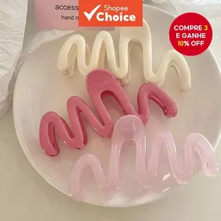 Garra De Cabelo De Gelatina Coreana : Antiderrapante E Forte Fixação Para Mulheres Meninas em Oferta na Shopee