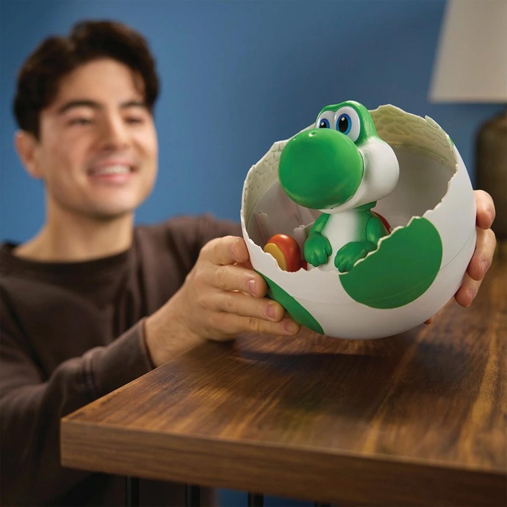 Boneco Interativo Yoshi Ovo Chocando Super Mário Galaxy | Shopee