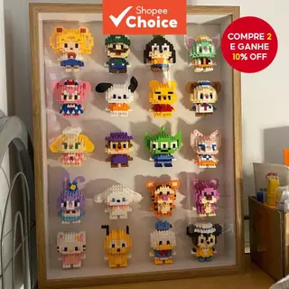 Mini Blocos De Construção , Figuras Compatíveis Com LEGO Blind Box E Kit De Montagem De Desenhos Animados , Presente De em Oferta na Shopee