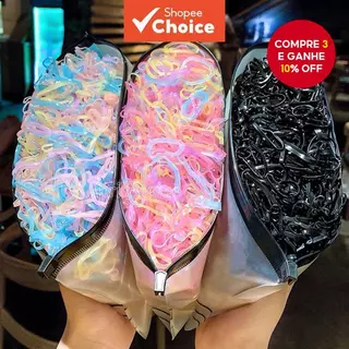 2000 PCS Faixas De Cabelo : Tamanho Pequeno De Alta Elasticidade Para Mulheres E Crianças-Acessórios Versáteis Duráveis em Oferta na Shopee
