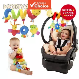 Móvel de berço com chocalho e papel crocante, brinquedo para recém-nascidos de 0 a 12 meses, ideal para aniversário. em Oferta na Shopee