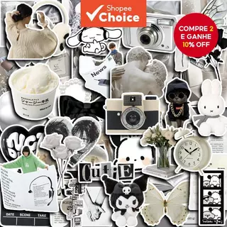 50pcs Adesivos Cold Ins Stickers Diy Computer Laptop Washi Scrapbooking Artesanato Papelaria em Oferta na Shopee