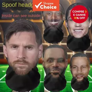 Obras De Imitação , Máscaras , Fantasias Faciais Engraçadas , Pegadinhas , Fones De Ouvido De Malha , Etc . em Oferta na Shopee