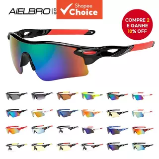 Óculos de Ciclismo AIELBRO para Atividades ao Ar Livre, Corrida, Bicicleta, Pesca e Passeios. em Oferta na Shopee