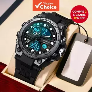 Nova Moda Relógio Eletrônico Para Homens-Esportivo Luminoso Multifuncional Adolescentes E Estudantes Sem Caixa em Oferta na Shopee