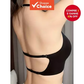 Sexy Grande Sem Costas Em Forma De U Bela Volta Estilingue Roupa Interior Feminina Seção Fina Costura Pequeno Peito Reun em Oferta na Shopee