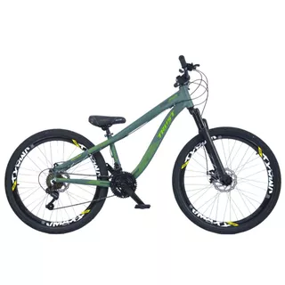 Bicicleta Aro 26 Trust 21V Freerider Ravage Cambio Shimano Pneu Tipo Flame em Oferta na Shopee