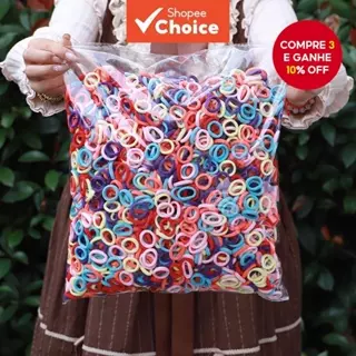 100/300 Pçs Faixas De Cabelo Elásticas Meninas Acessórios Para O Mini Colorido Náilon Bandana Crianças Rabo De Cavalo Ti em Oferta na Shopee