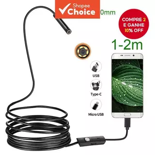 Câmera Mini Flexível Cobra Motor Endoscópio Do Carro 3-Em-1 IP67 À Prova Dip67 Água USB Len Ferramentas De Inspeção em Oferta na Shopee