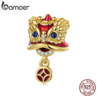 Bamoer 925 Prata Esterlina Pingente Primavera Festival Série Leão Dança Diy Pulseira Jóias Presente Feminino em Oferta na Shopee